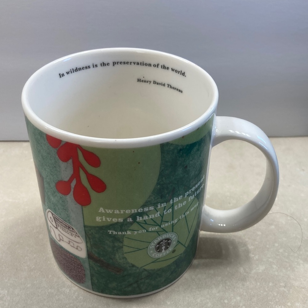 🟣 Starbucks Green Team coffee mug super RARE